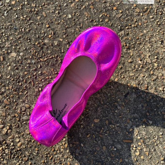 Storehouse Flats Rainbow Fuchsia with Heart Bag - Picture 10 of 14